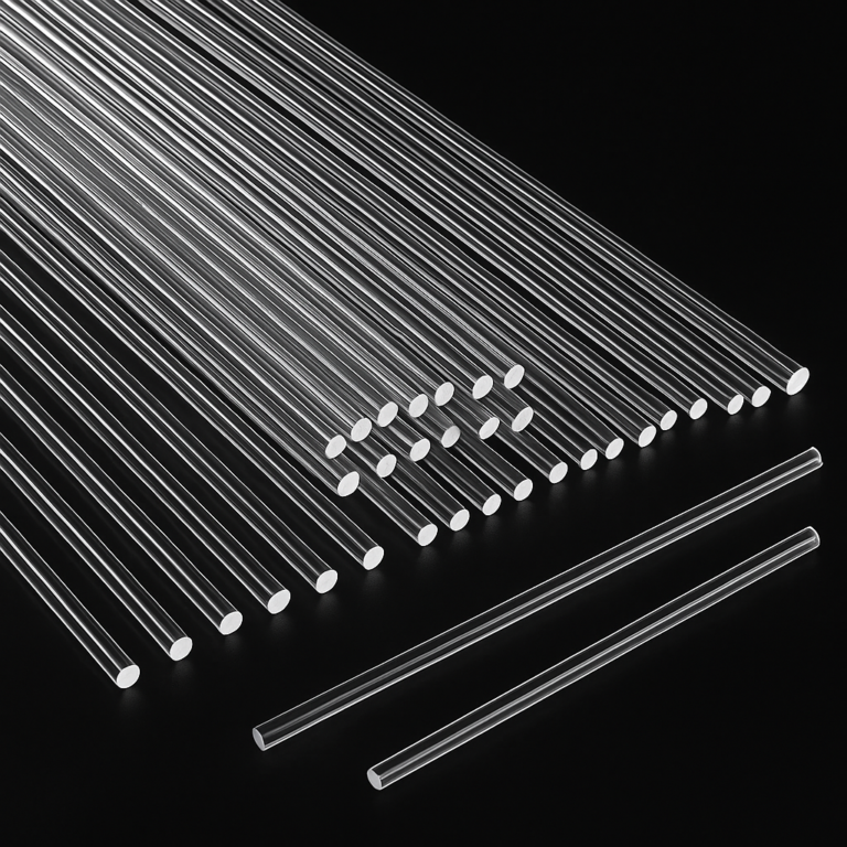 Acrylaat Plexiglas Staf – Transparant Acryl (500 mm)
