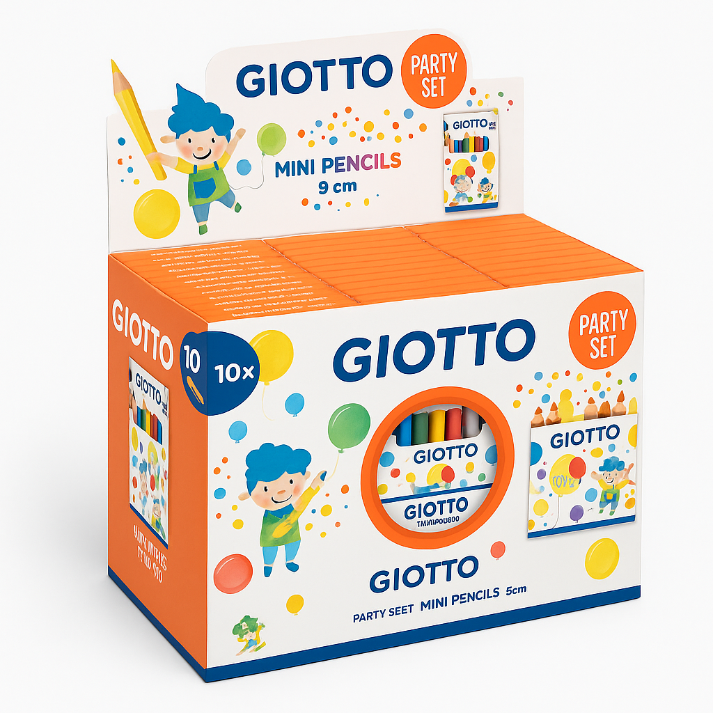 GIOTTO Party Mini Pencils (9 cm)