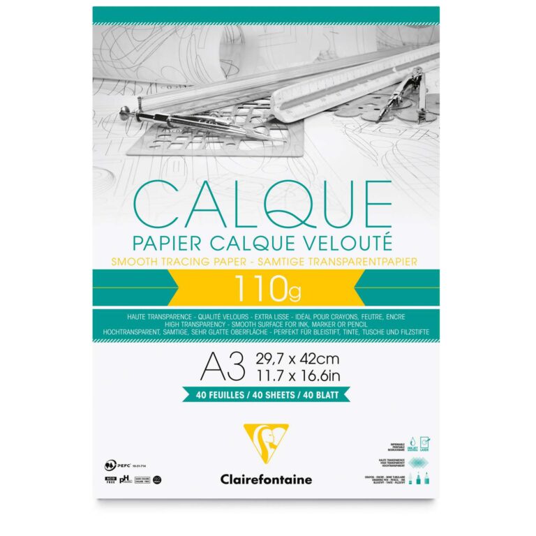 Clairefontaine Pak 10 vel kalkpapier 70g A3
