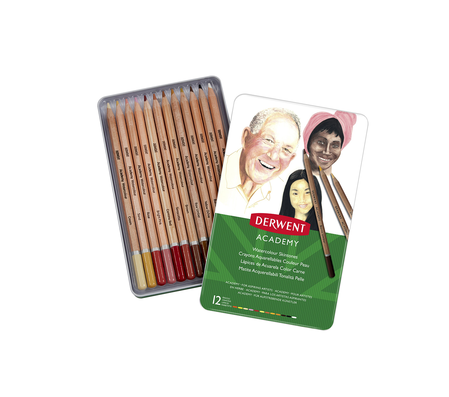 Derwent - Academy Watercolour Portrait Set