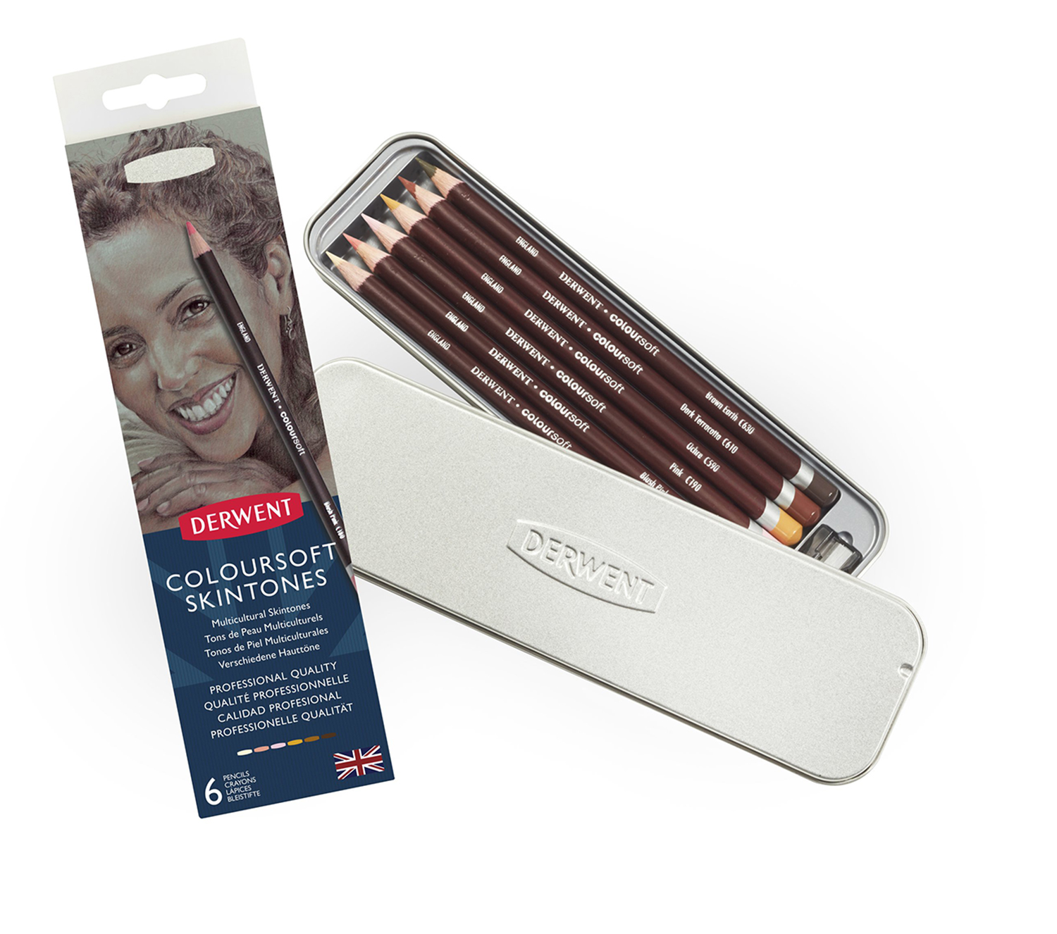 Derwent - Coloursoft Portrait Set