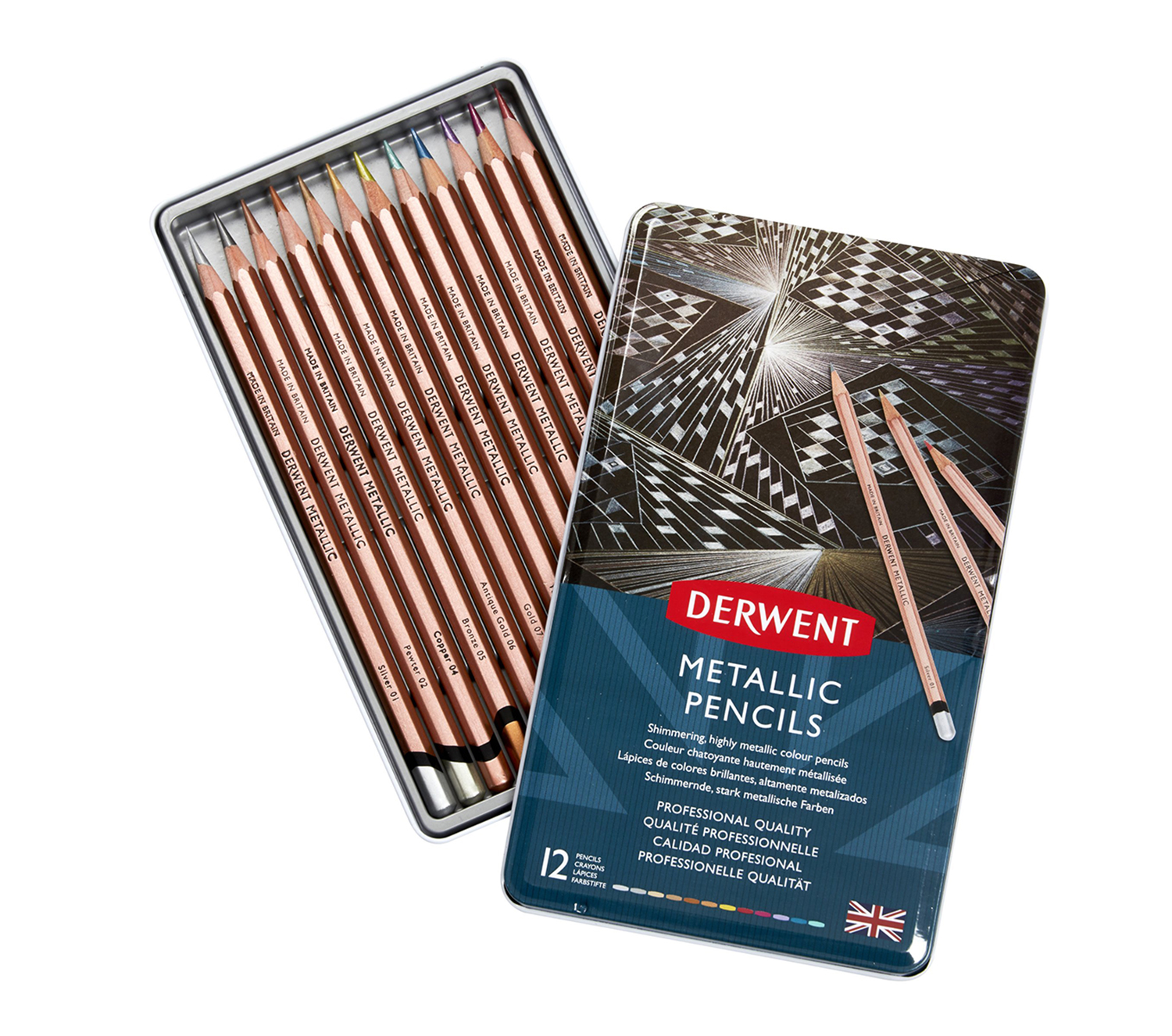 Derwent - Metallic Pencil Set