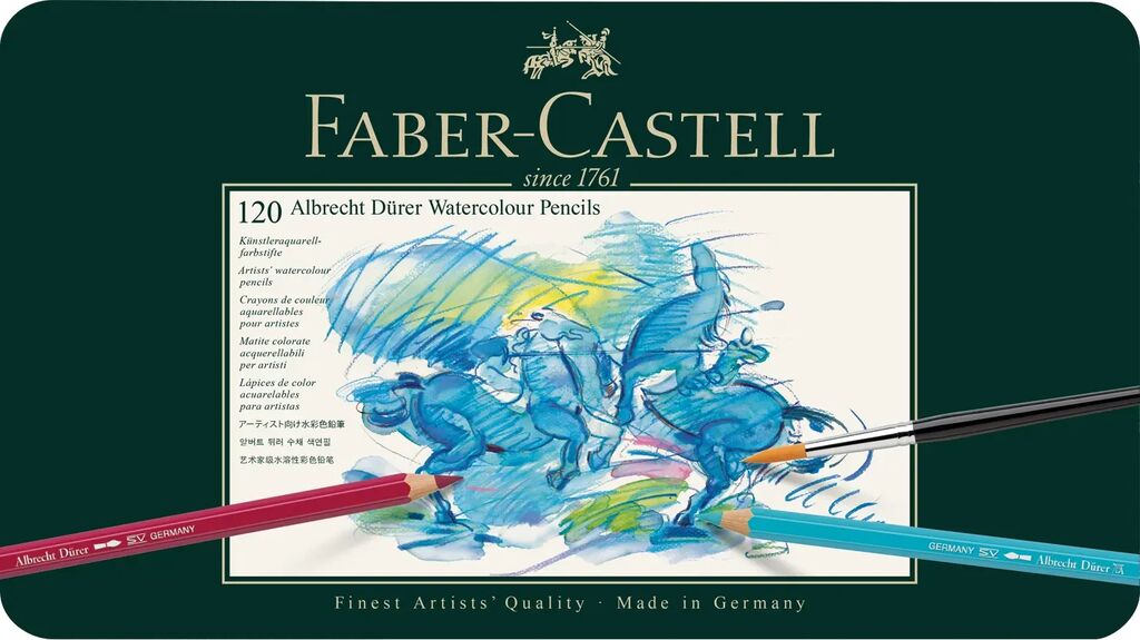 Aquarelpotlood Faber-Castell Albrecht Dürer etui à 120 stuks