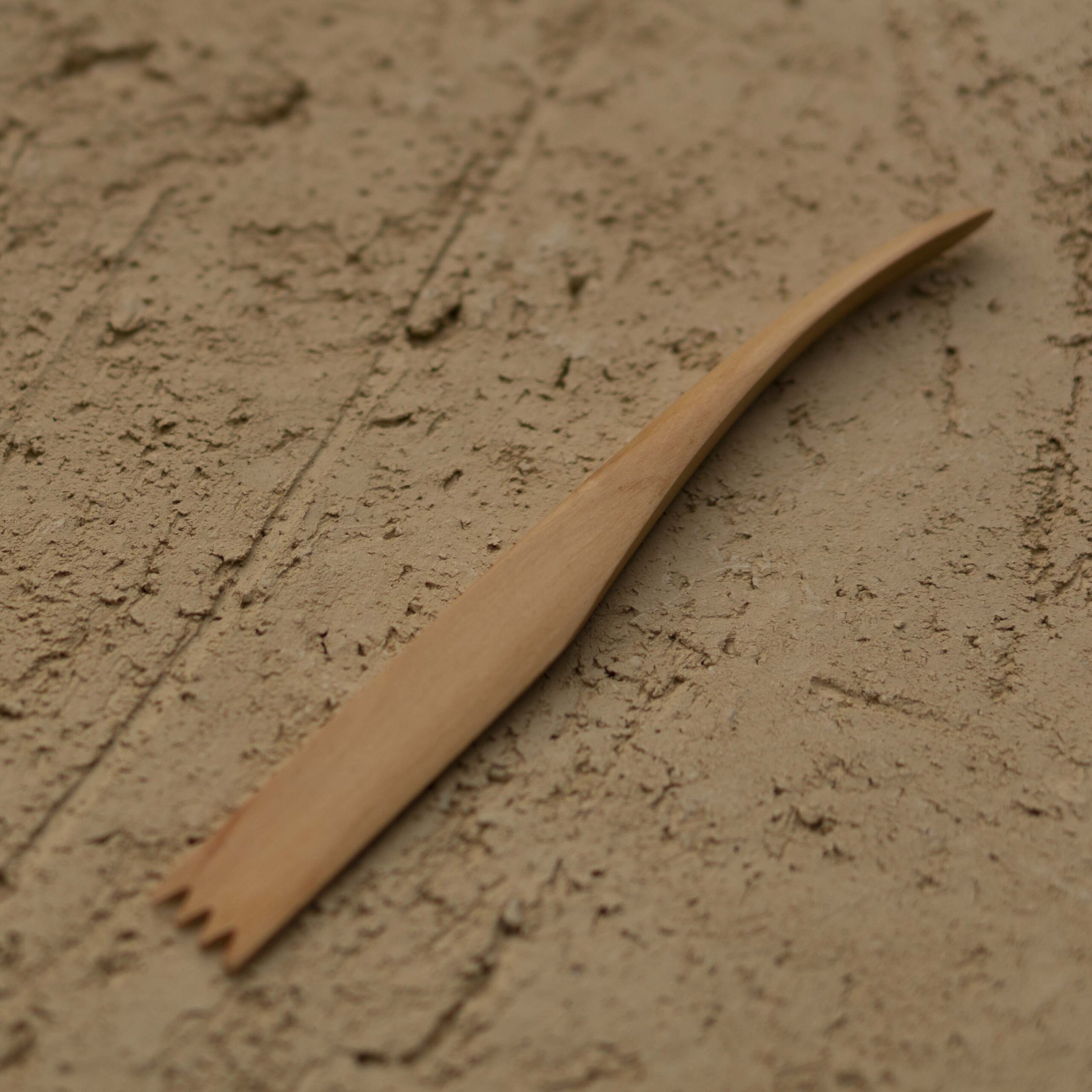 Ve-Ka Boetseerspatel gekartelde palmhout 20 cm