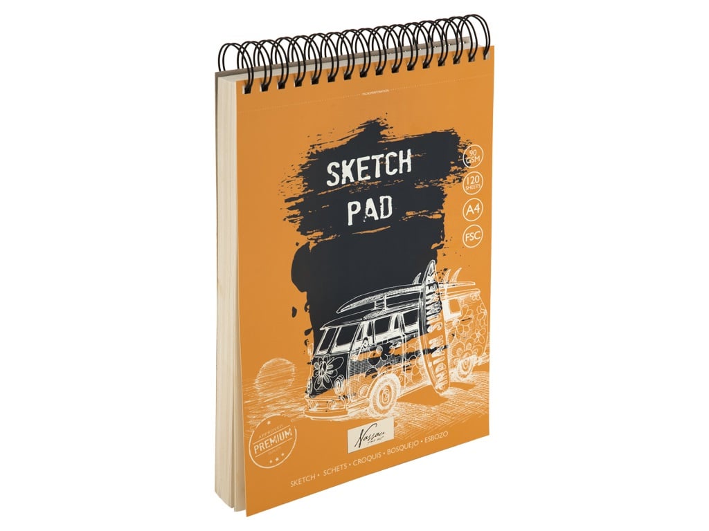 Nassau Sketch pad A4 120 sheets 90GSM