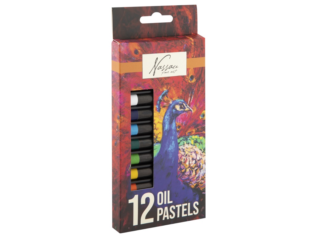 Nassau Fine Art Oliepastels – 12 Kleuren