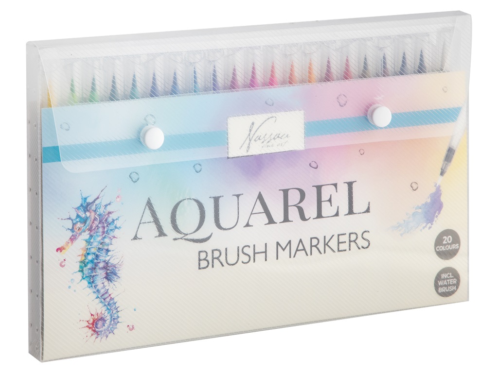 Aquarel brush markers 20pcs+1water brush