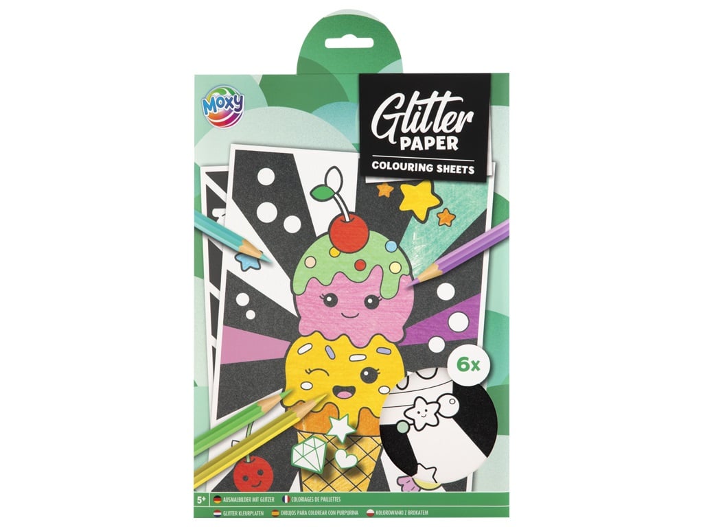 Colouring Roll with print icecream