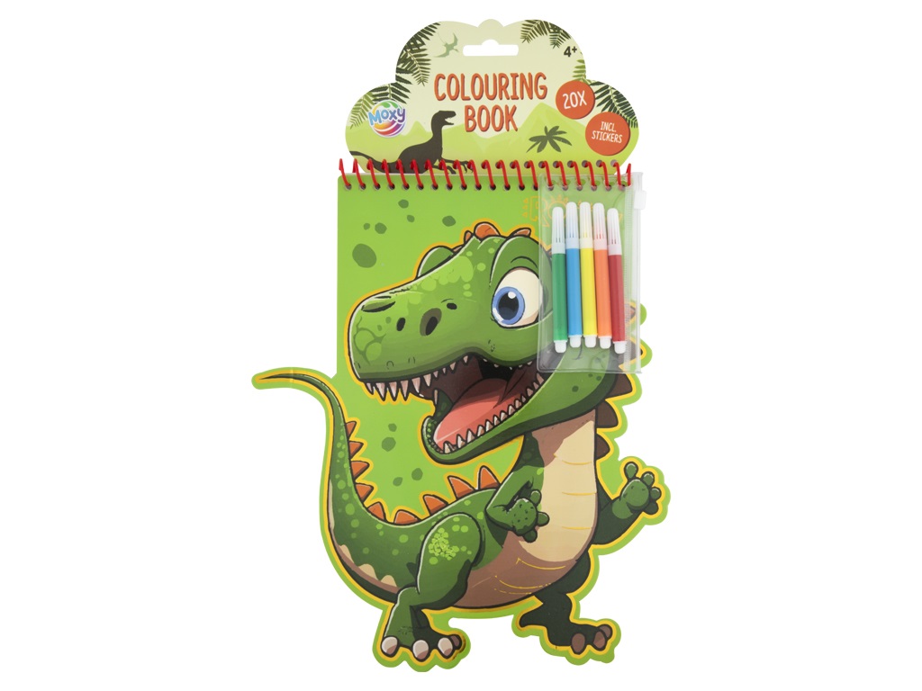 Animal Dinosaur shaped Colouring book 20 sheets