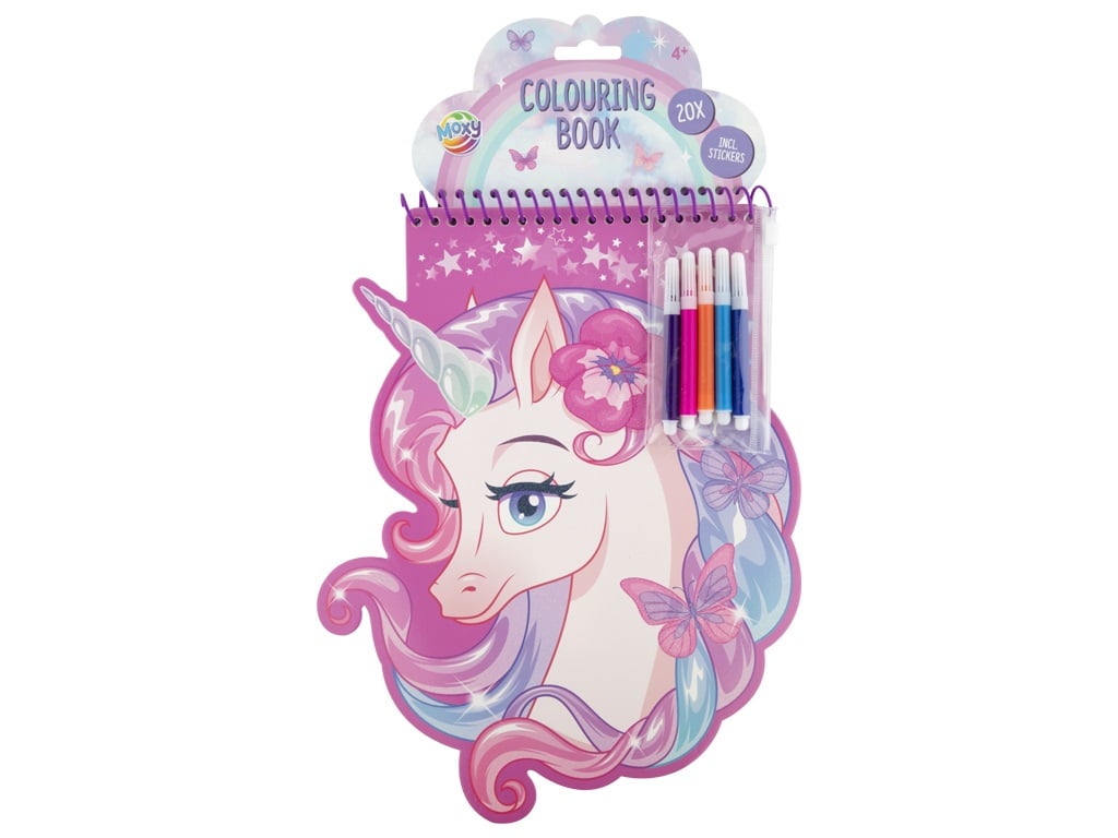 Animal unicorn shaped Colouring book 20 sheets