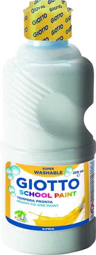Giotto Schoolpaint 250ml wit