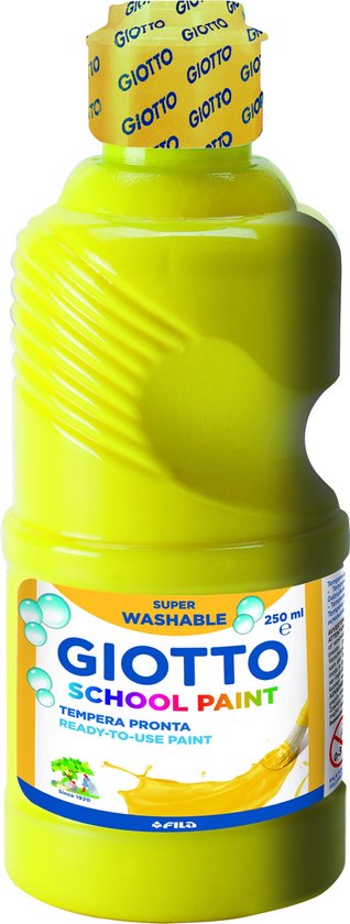 Giotto Schoolpaint 250ml geel