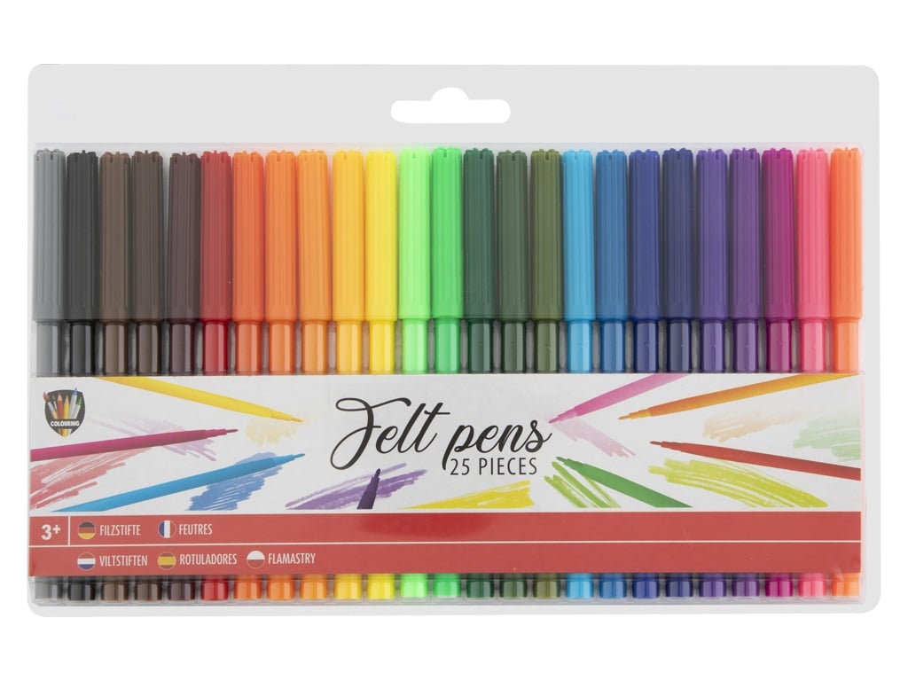 Felt pens 25 pices