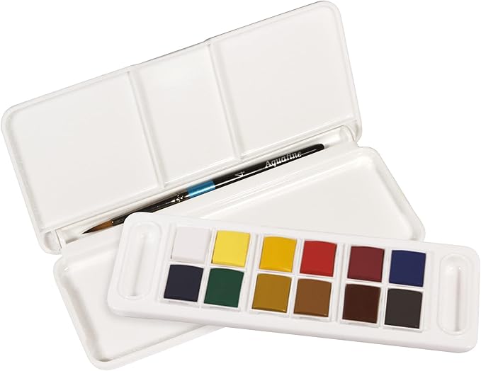 Daler Rowney travel set Aqua fine 12 colours