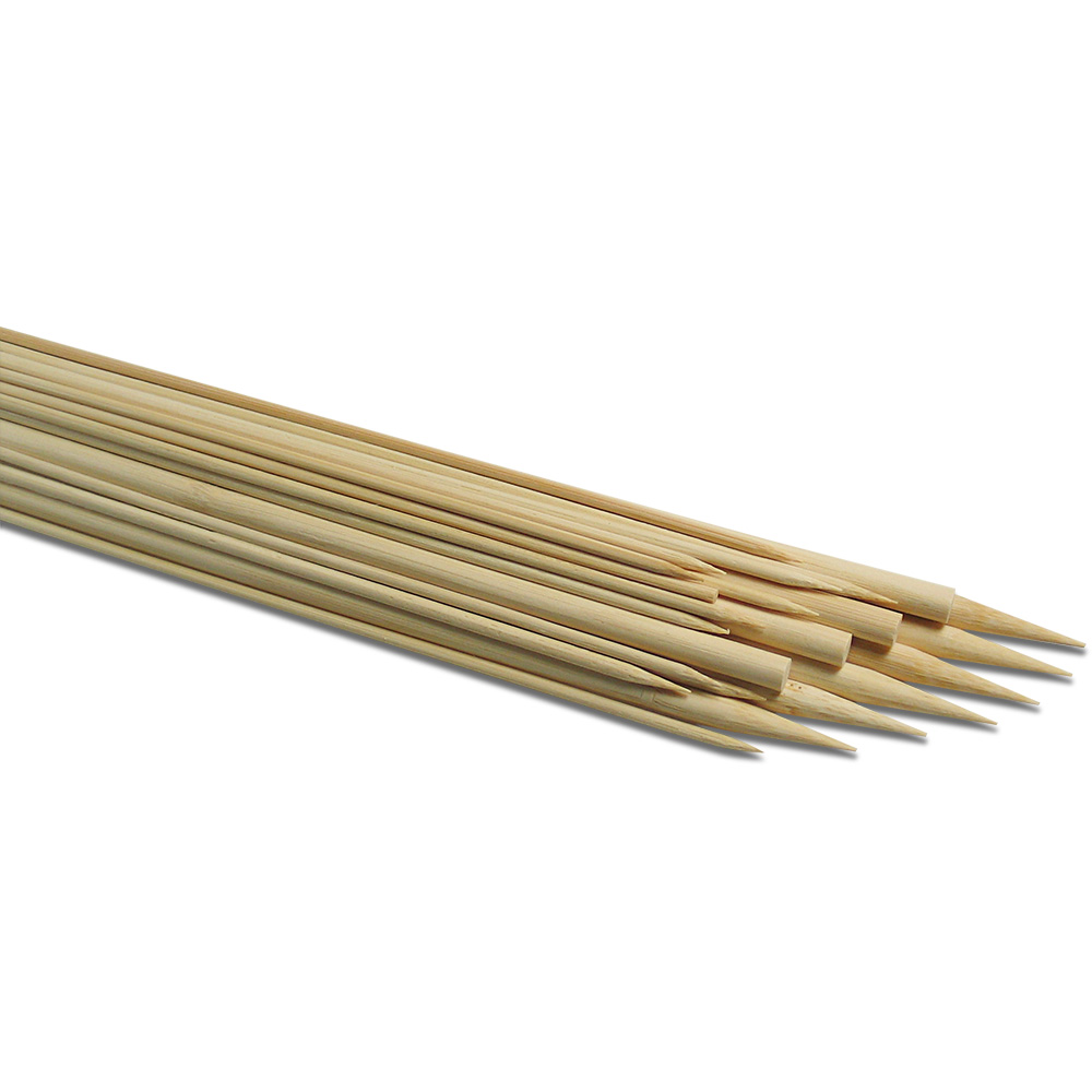 Bamboe hout stokjes puntig 40cm x 4mm, 20 stuks