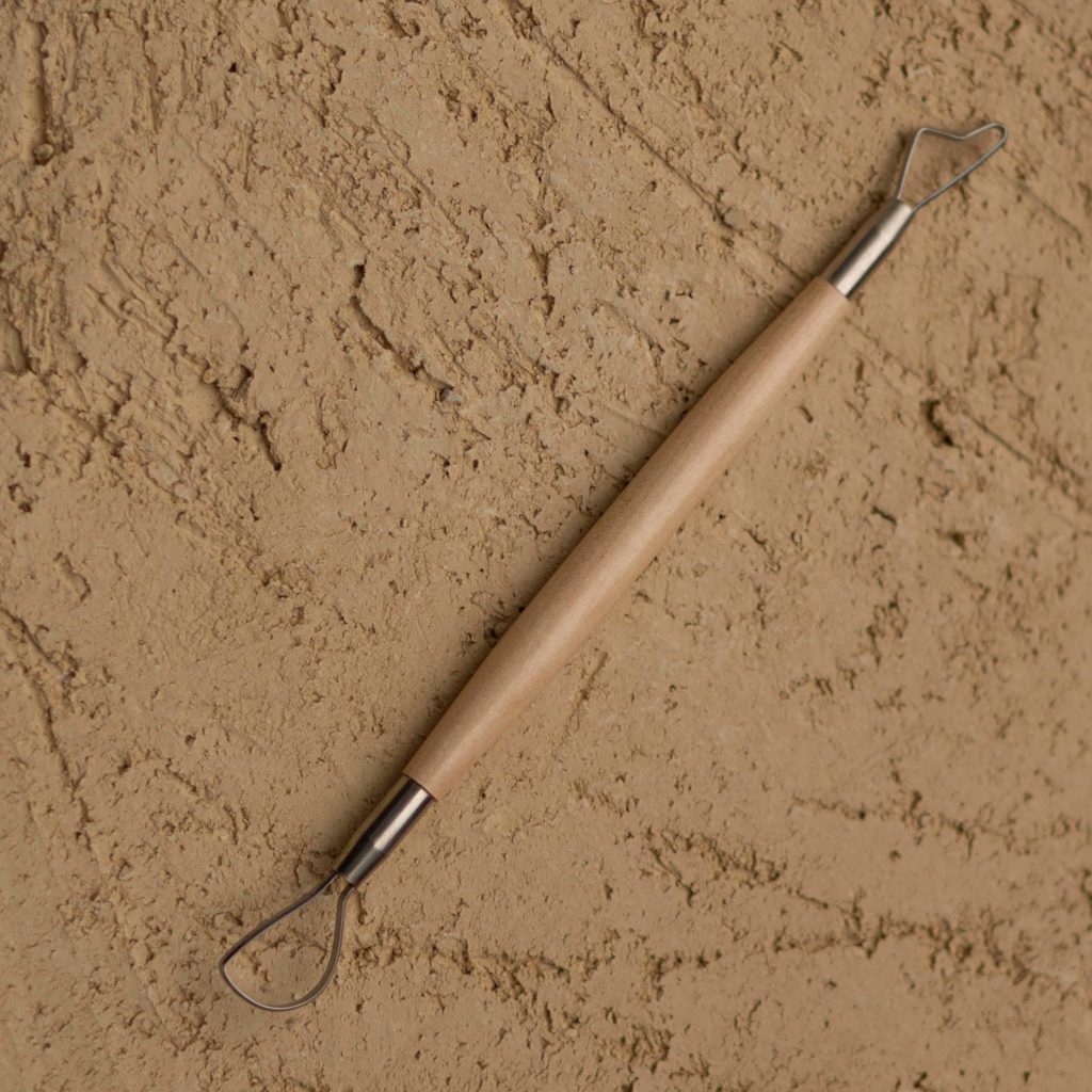 Bandmirette dubbel 20 cm halfrond en driehoek ingekeept