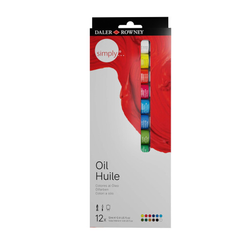 Daler Rowney Olieverf tube set 12 stuk
