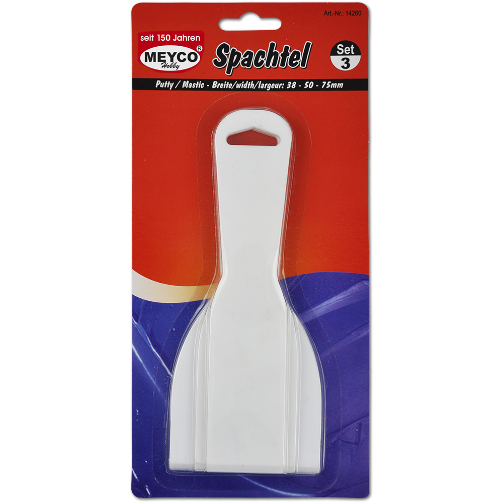 Plastic spatel 3 maten
