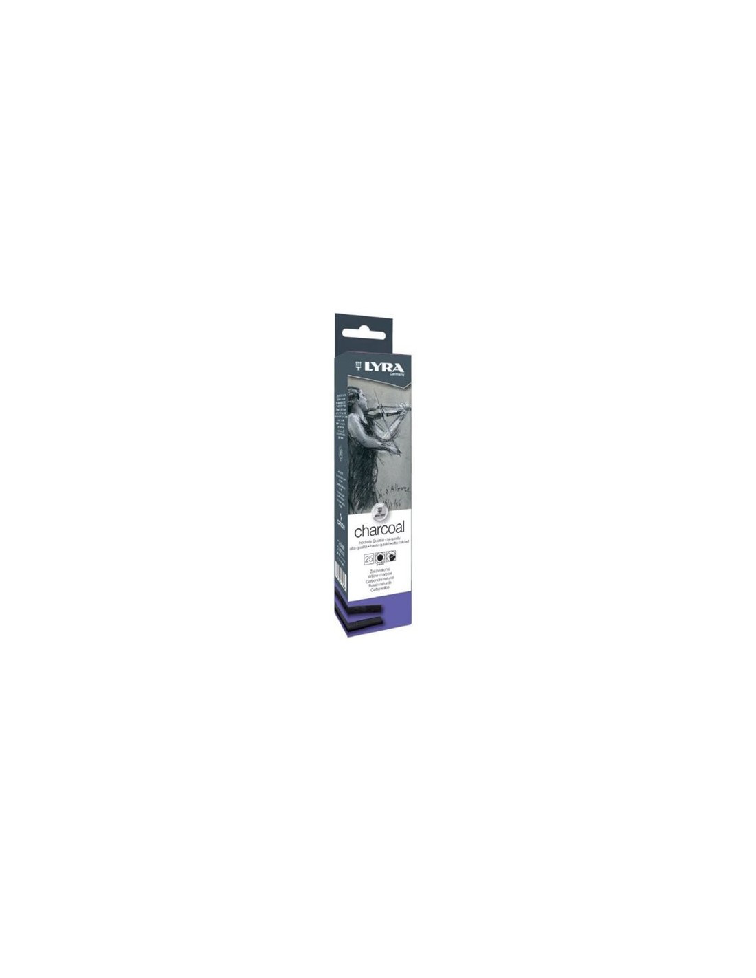 Lyra CHARCOALS medium 25 pcs in a box