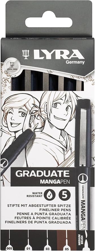 Lyra GRADUATE MANGAPEN box 5 pcs
