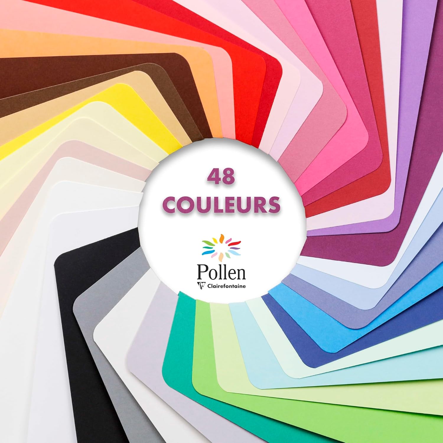 Clairefontaine Pollen pk25 dub.kaart 210g 110x155