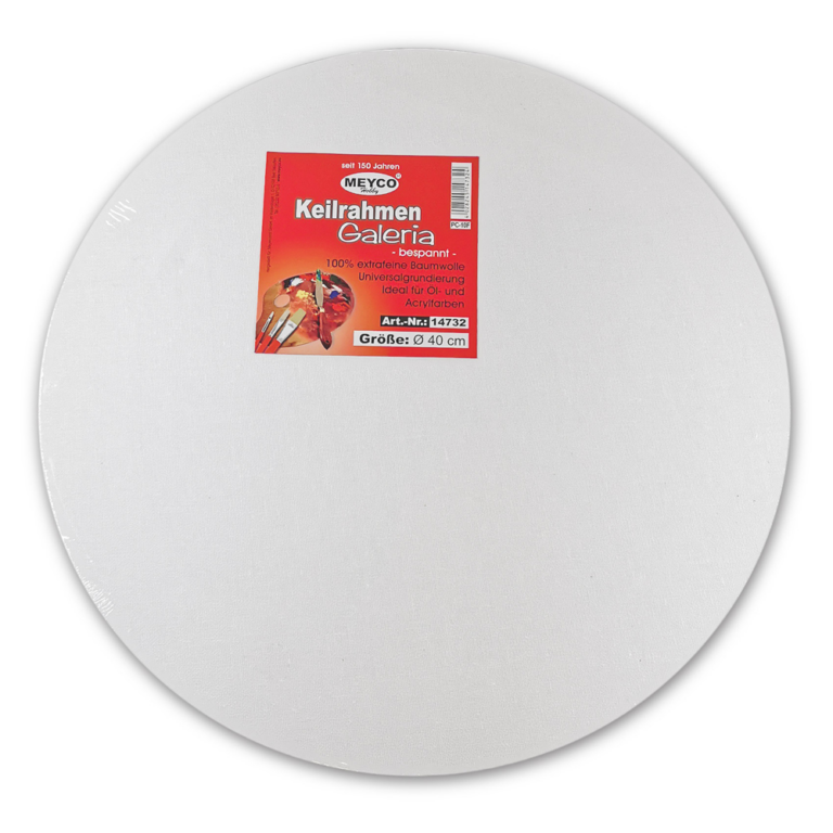 Canvas Spiraalraam, bekleed, geniet, rond, ø 30 cm