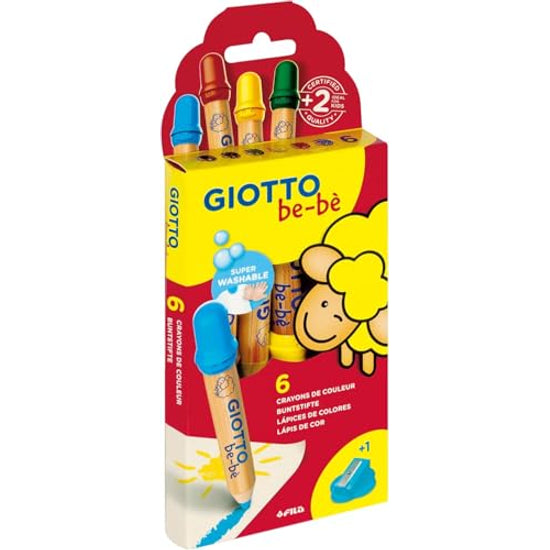 Giotto Be-bè Super Large Kleurpotloden – 6 stuks
