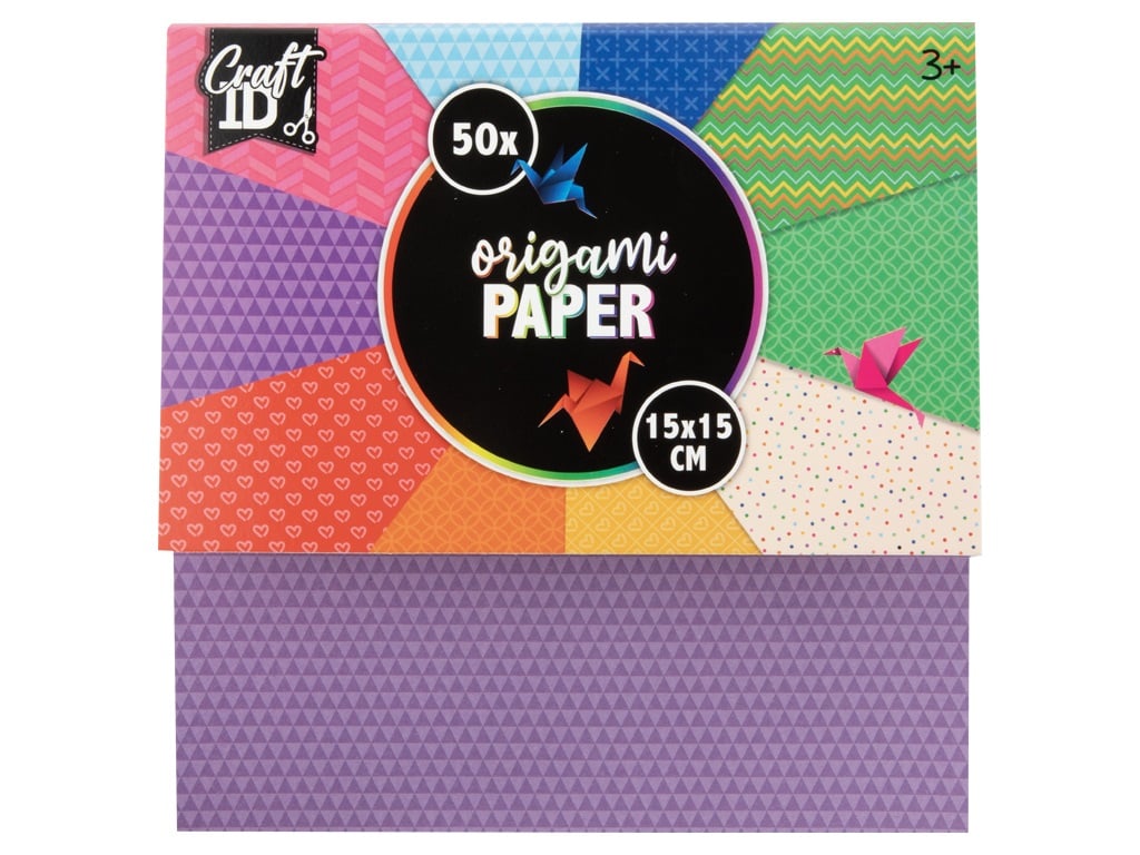 ORIGAMI PAPIER – 15×15 cm – 75 gsm – 50 vellen