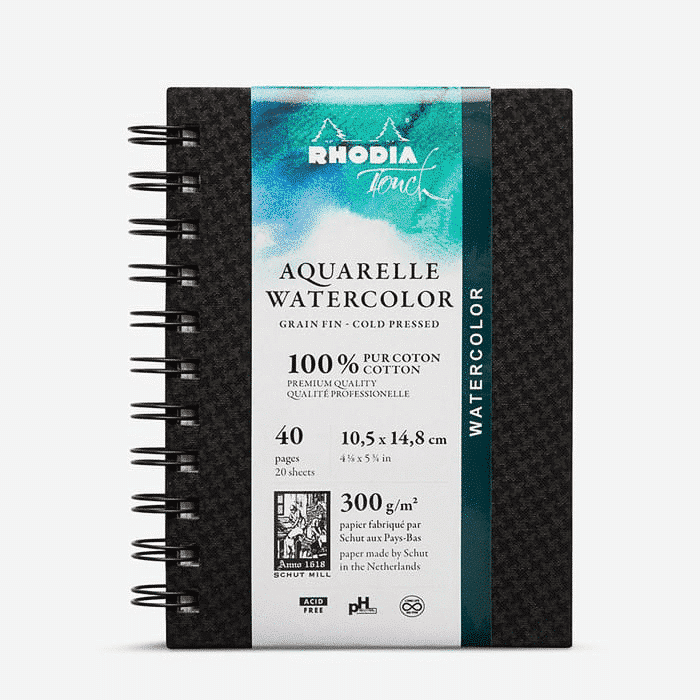 RHODIA Touch Aquarel Korrel Blok 300g