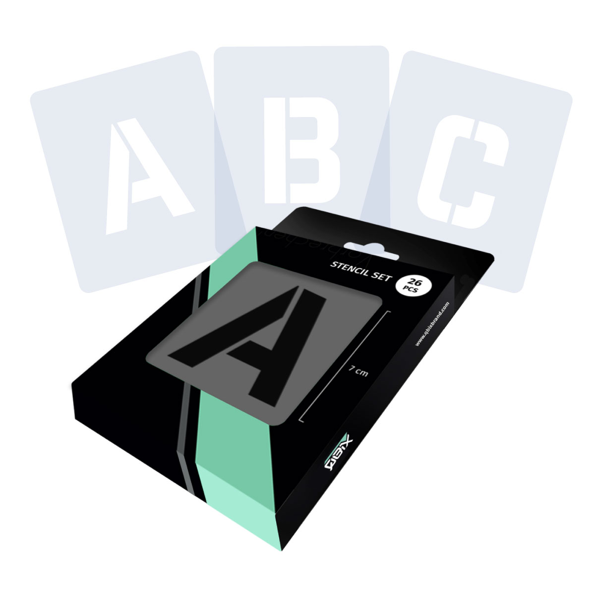 Qbix Alphabet Set 7cm - San Serif (26)