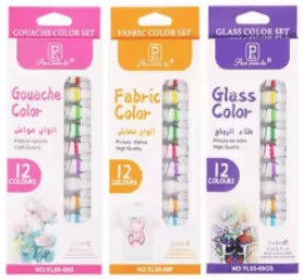 Verfset YL03 12 tubetjes x 9ml