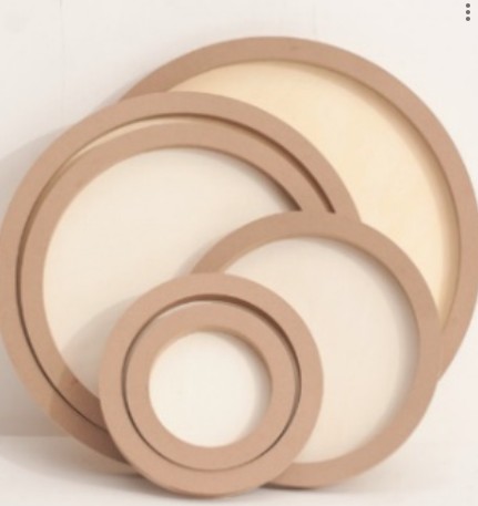 Hout rond frame MDF