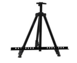 Aluminium schildersezel 52-165 cm (tot 1,65m) zwart