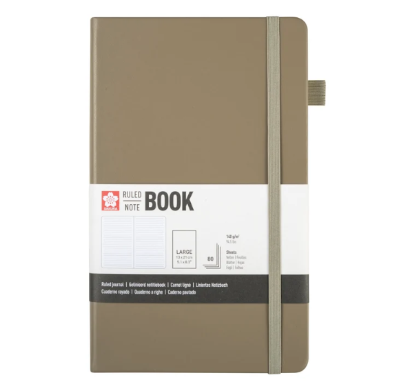 Sakura Ruled Hard Cover Notebook 13x21 cm