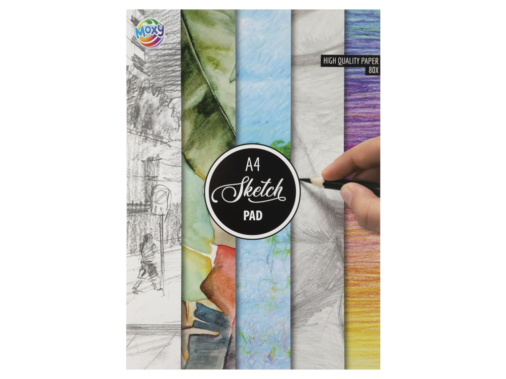 Moxy SKETCH PAD – A4 – 80 vellen – 70 gsm