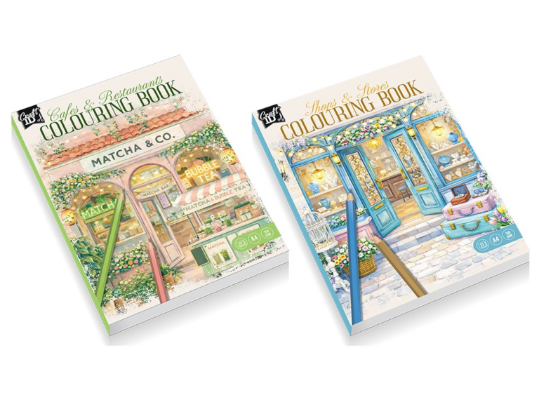 Craft ID kleurboeken Urban A4, 150g, 22vel