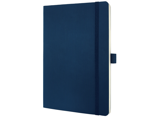 Notitieboek Conceptum A5 blauw lijn softcover 194pag 80gr PEF