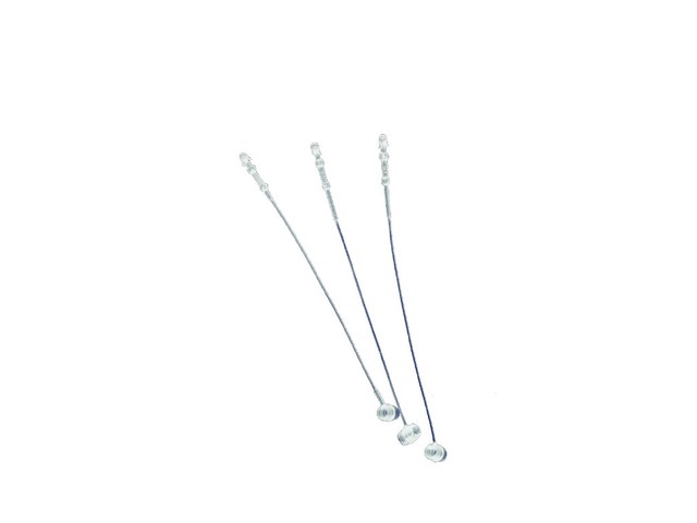 Nylon draad voor hangschild 1000st. 125mm lengte kleurloos
