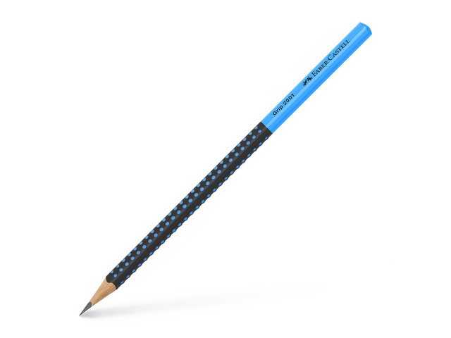 Potlood FC Grip 2001 two- tone zwart/blauw