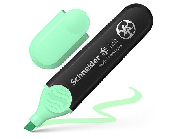 Tekstmarker Schneider Job 150 pastel kleur mint