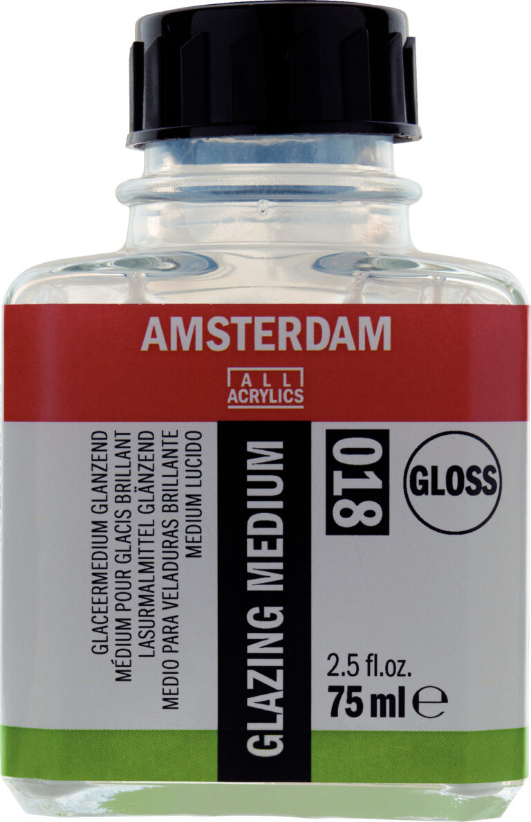 Amsterdam Glaceermedium glanzend 018 fles 75 ml