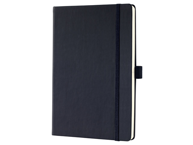Notitieboek Conceptum Pure A5 zwart lijn hardcover 194pag 80