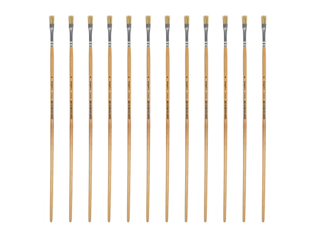 Lyonse penseel Kangaro #6 gelakt hout doos a 12 stuks