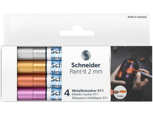Metallic marker Schneider Paint-it 011 2mm etui 4st. - S-ML01111501