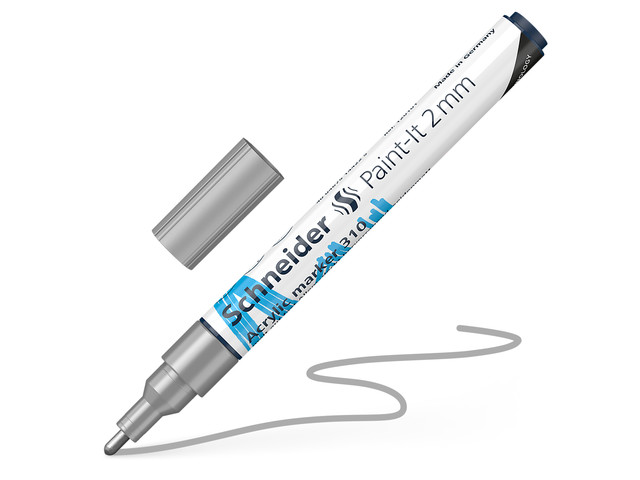 Acryl Marker Schneider Paint-it 310 2mm zilver