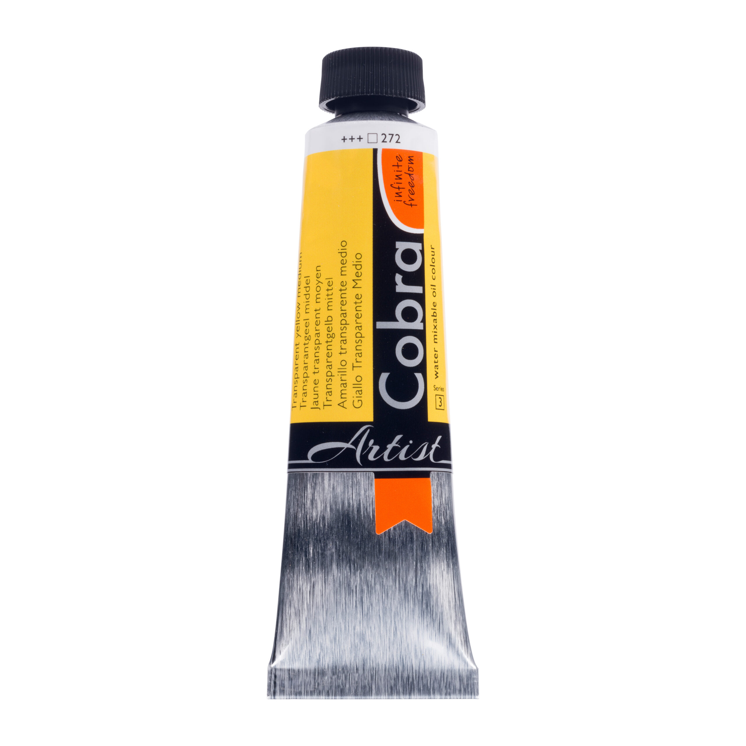 Cobra Artist Water Vermengbare Olieverf Tube 40 ml Transparantgeel Middel 272