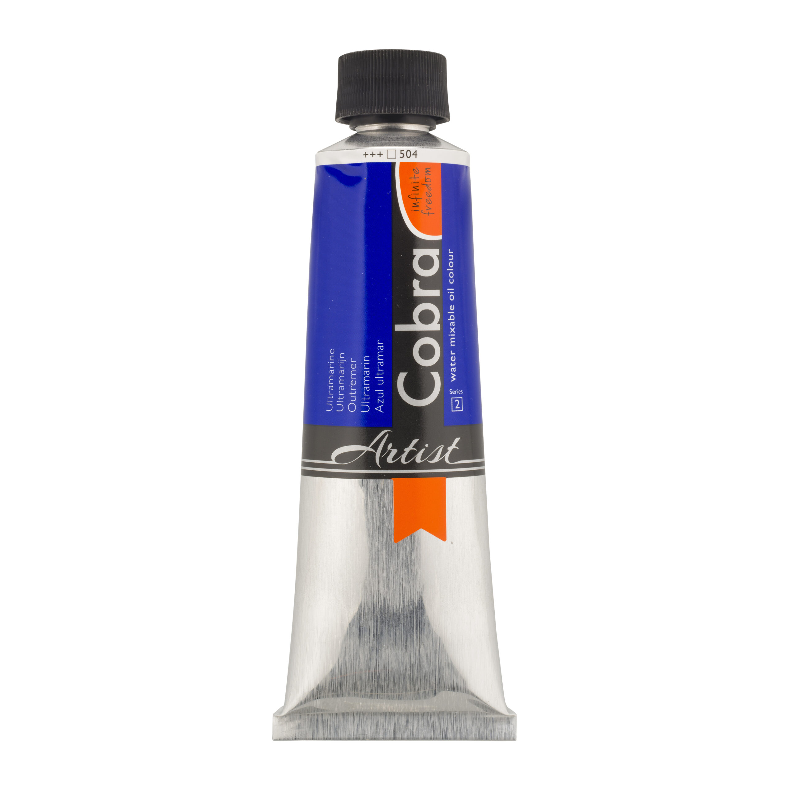 Cobra Artist Water Vermengbare Olieverf Tube 150 ml Ultramarijn 504