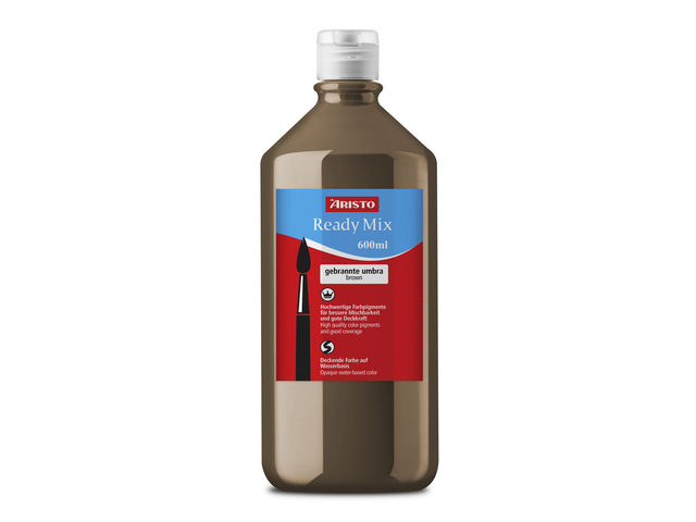 Verf Aristo Ready Mix 500 ml gebrande omber, op waterbasis