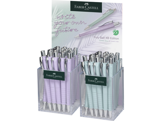 Balpen FC Polyball 24st. 2 kokers elk 12st. sweet lilac