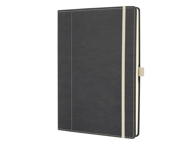Notitieboek Conceptum A4 grijs -wit punt-gelijnd 194pag 80gr